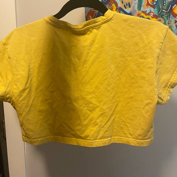 Gymshark Fraction Crop Top - Yellow - Picture 6 of 6